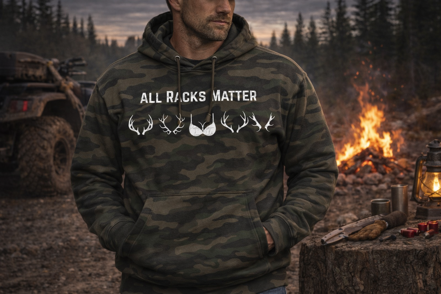 All racks matter hoodie