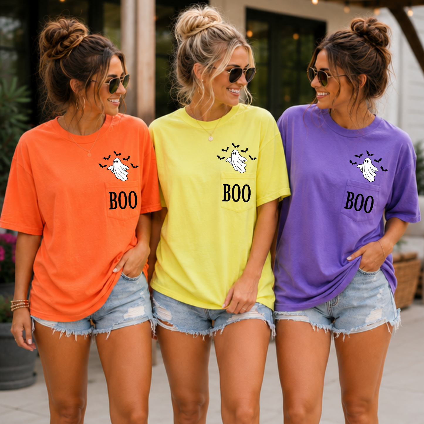 BOO pocket tee