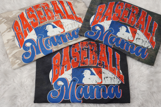 Camo baseball mama
