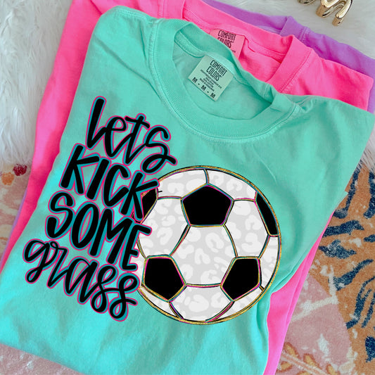 lets kick grass
