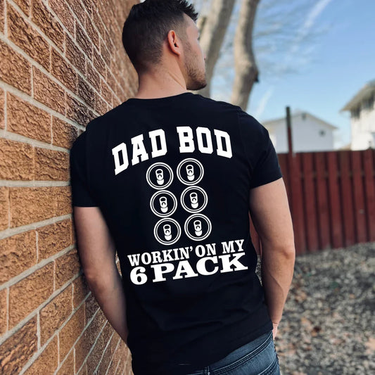 Dad bod 6 pack tshirt