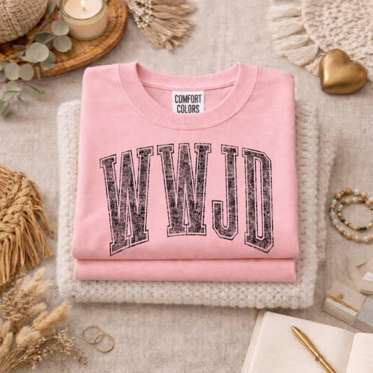 WWJD distressed