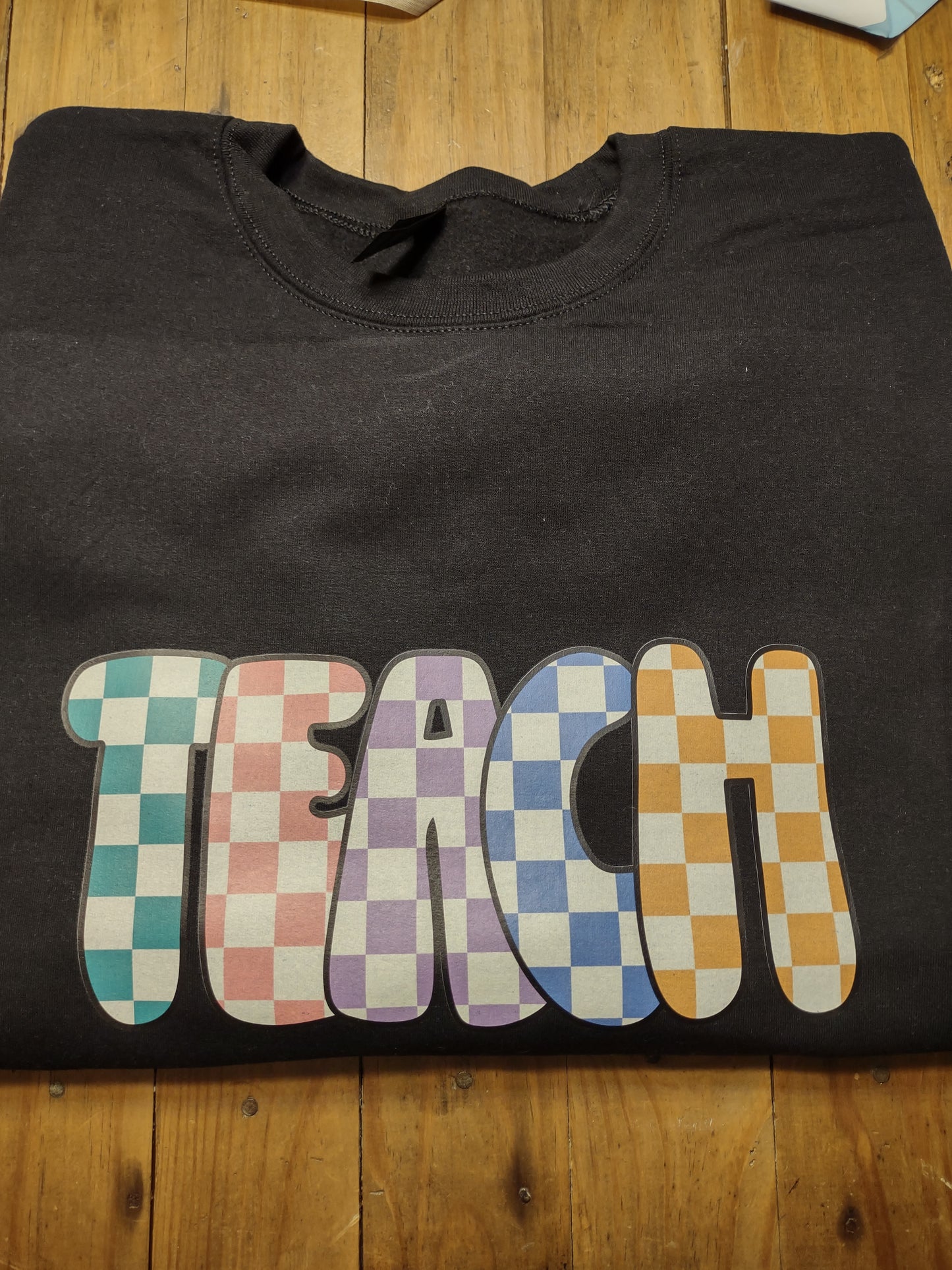 Checkered teacher