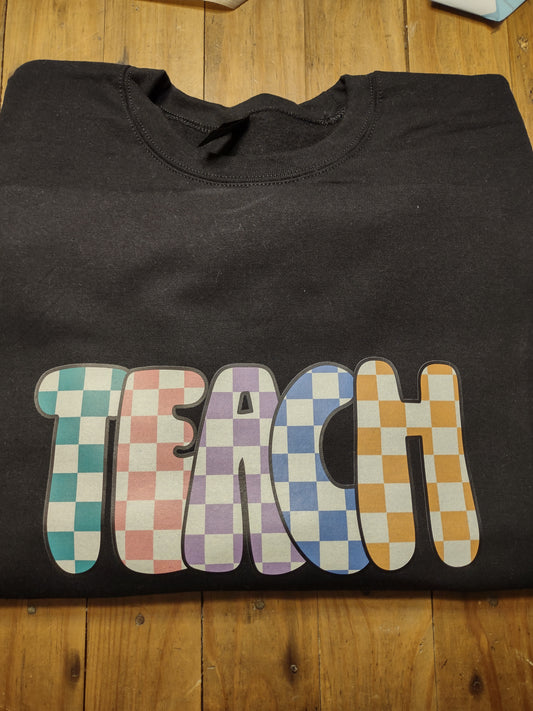Checkered teacher