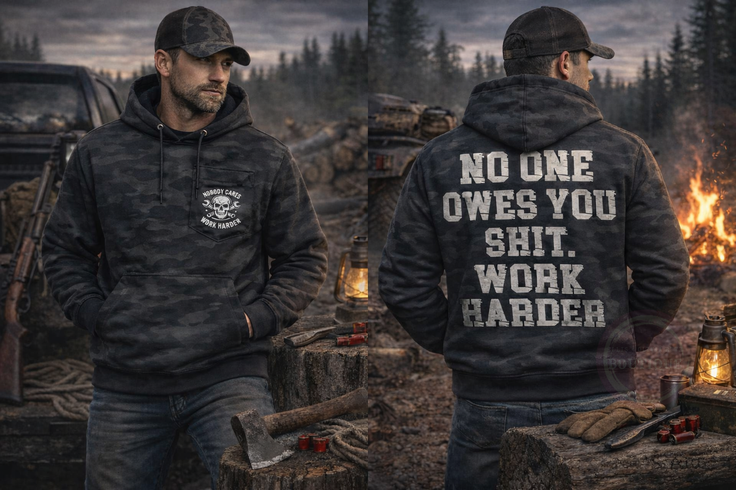 Noone owes you shit hoodie
