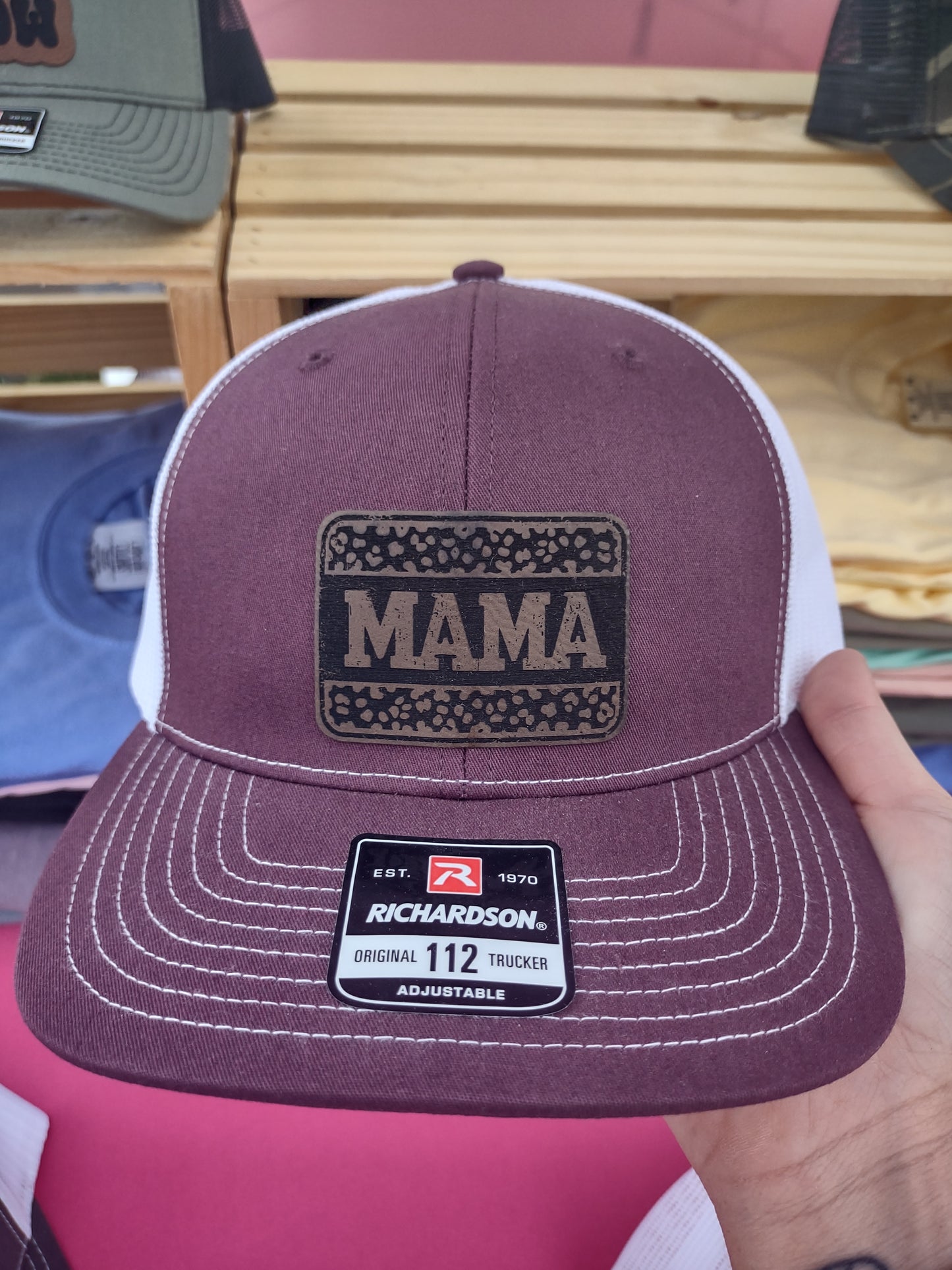 Leopard mama hat