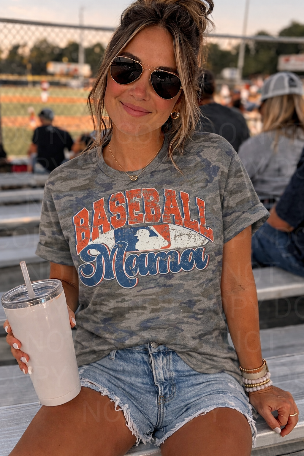 Camo baseball mama