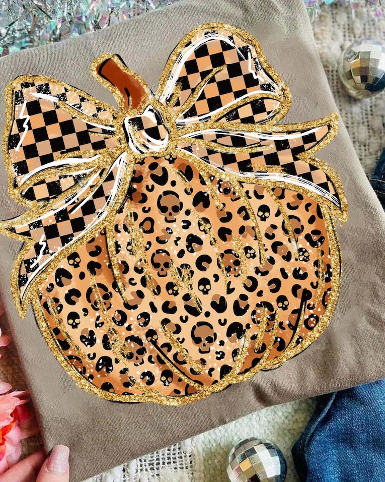 Leopard fall pumpkin