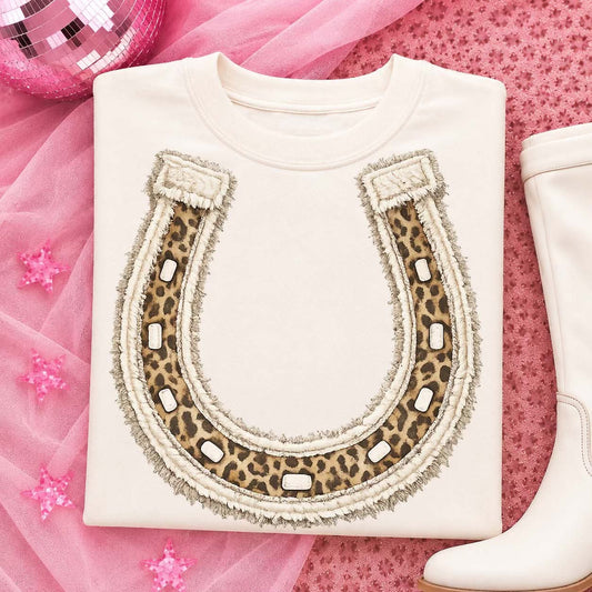 Glitter Horseshoe tee