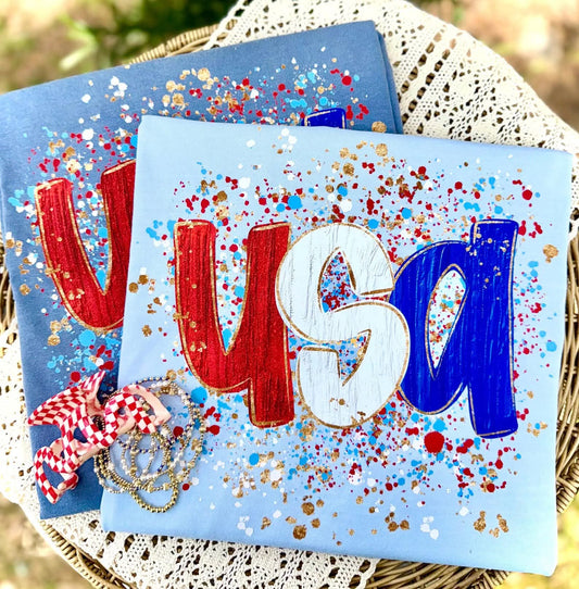 USA splatter