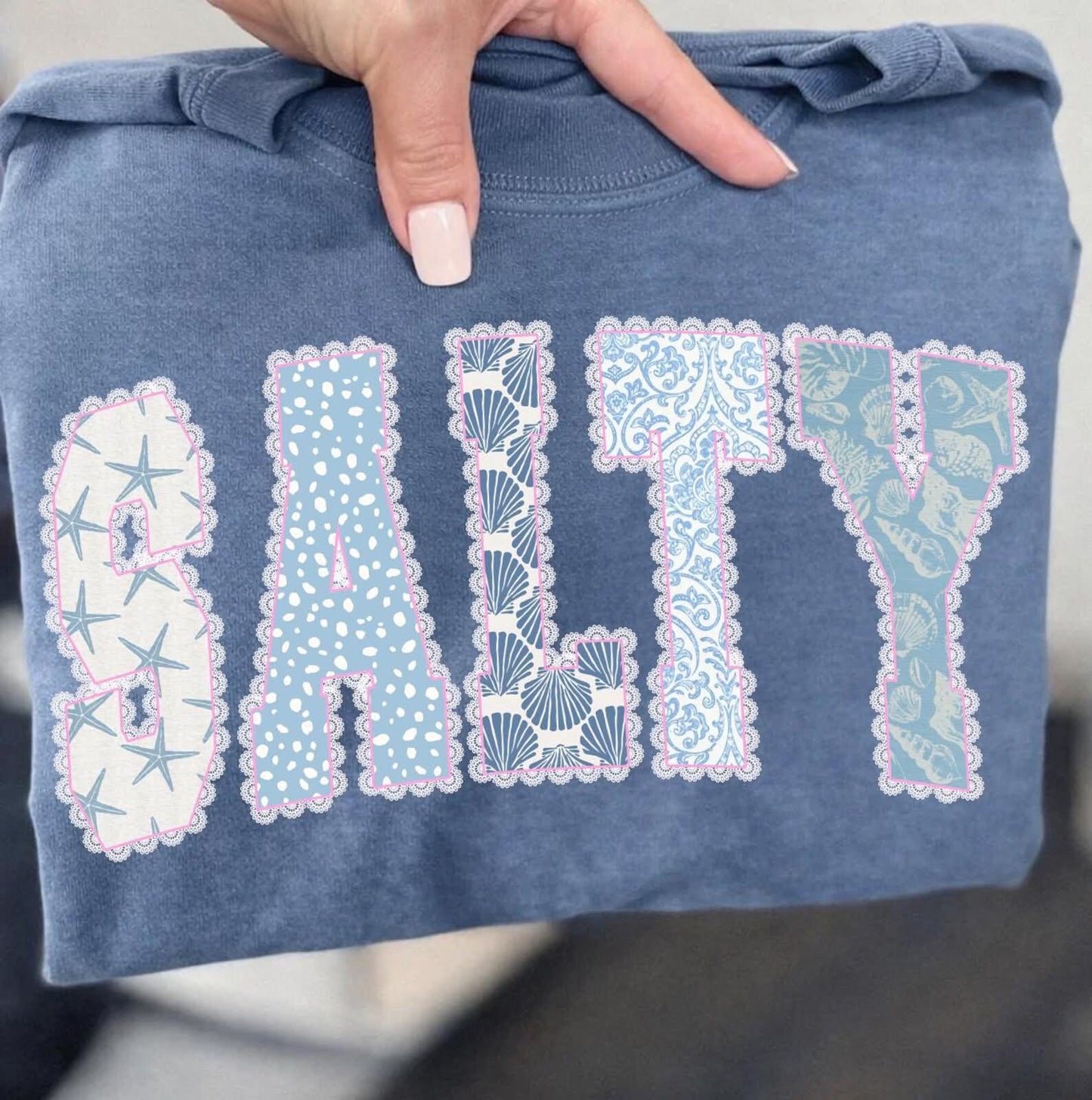 Salty shell tee