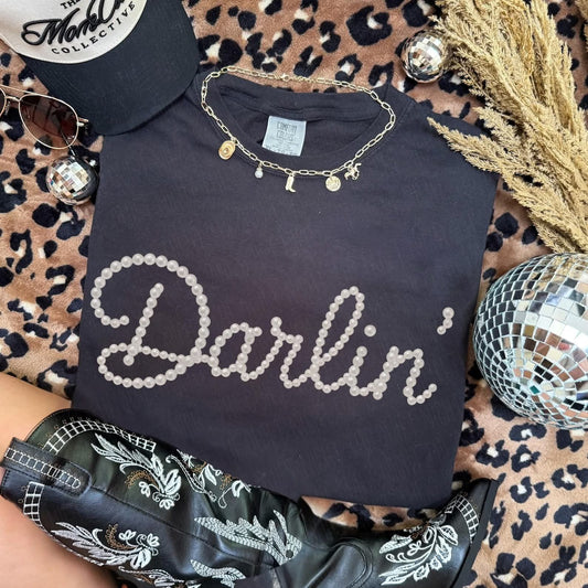 Blinged darlin tee
