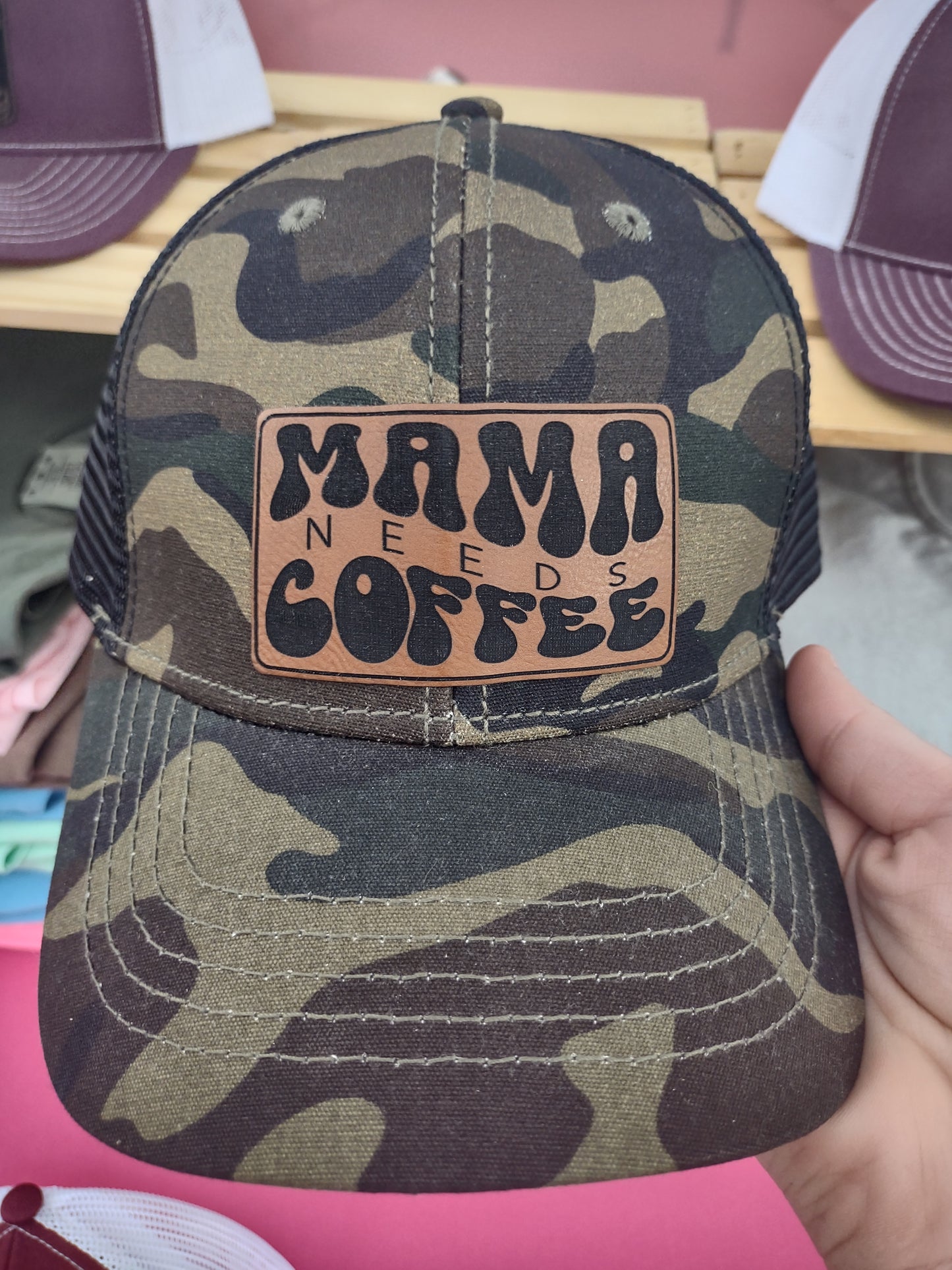 Mama needs coffee hat