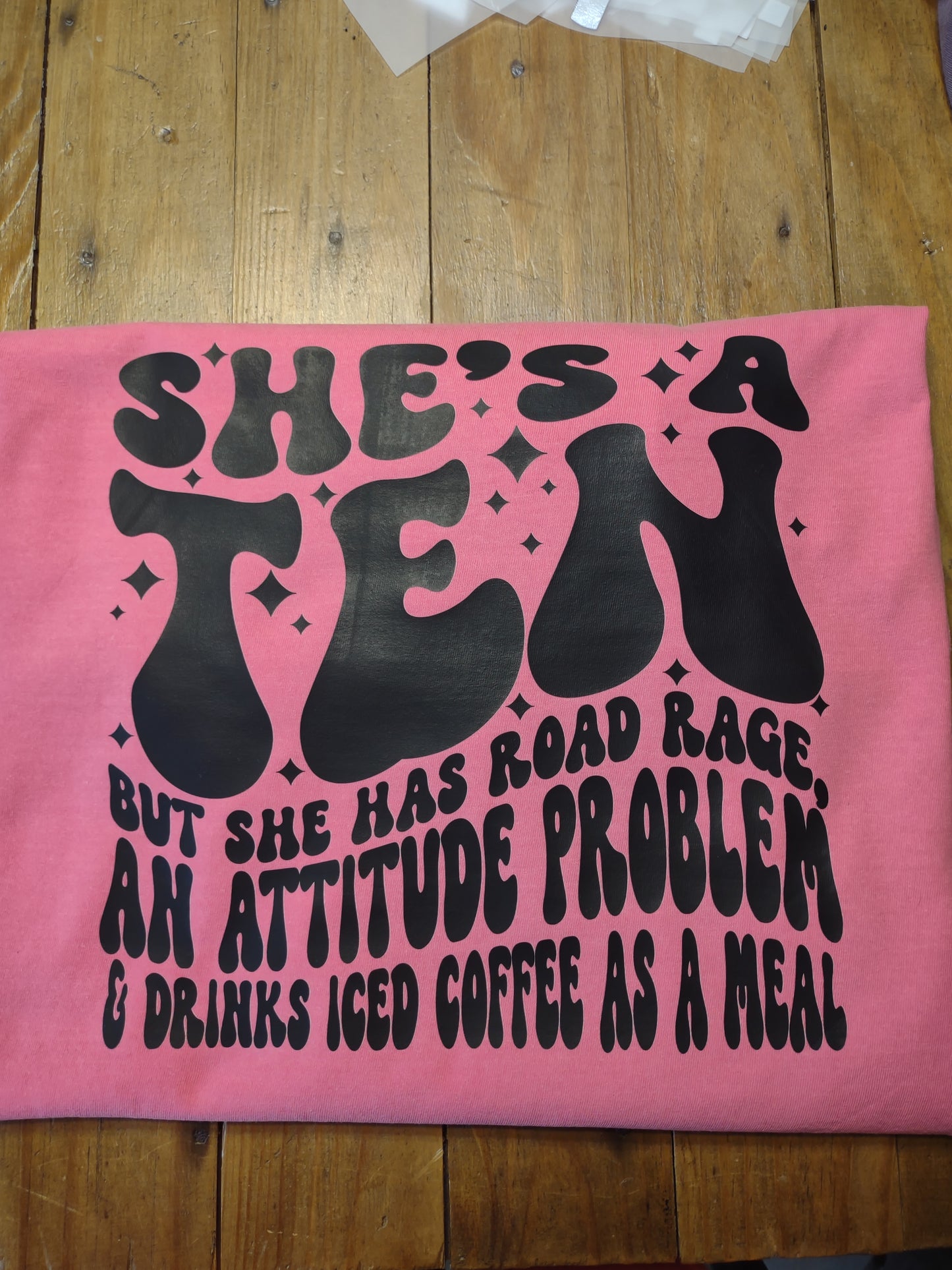 She's a ten but she has road rage tee