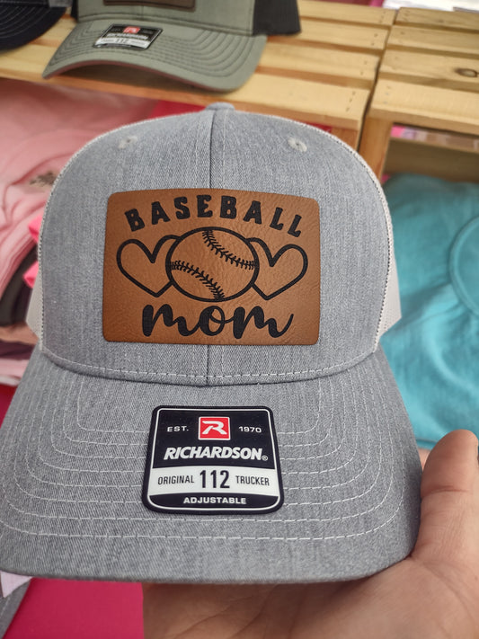 Baseball mom hearts